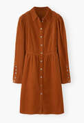 Button-through dress, Bright copper, webstill