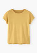 Jersey T-shirt, Warm yellow, webstill