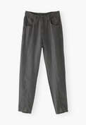 Tapered trousers, Slate, webstill