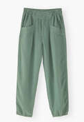 Balloon trousers, Soft jade, webstill