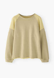 Raglan sweatshirt, Buttermilk, webstill