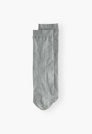 Shimmery socks, Silver, webstill