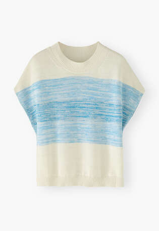 Striped sweater, Ecru sky, webstill