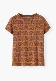 Printed T-shirt, Rust, webstill