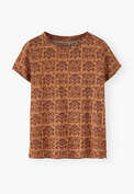 Printed T-shirt, Rust, webstill
