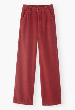 Cord trousers, Dusty raspberry, webstill
