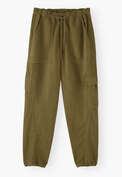 Cargo trousers, Olive, webstill