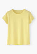 Jersey T-shirt, Soft lemon, webstill