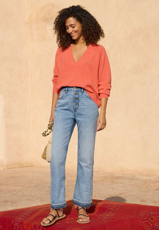Let-down hem jeans, Pale vintage, completeTheLook
