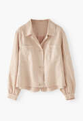 Cropped jacket, Pale fawn, webstill