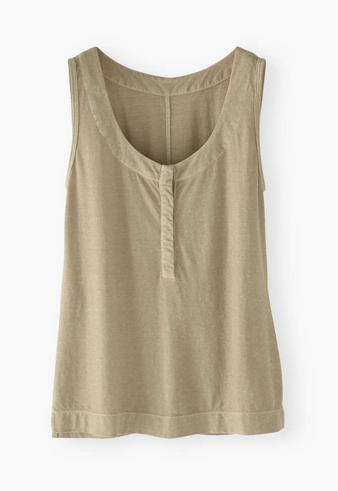 Jersey vest, Olive, completeTheLook