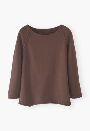 Boxy sweater, Plum, webstill