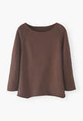 Boxy sweater, Plum, webstill