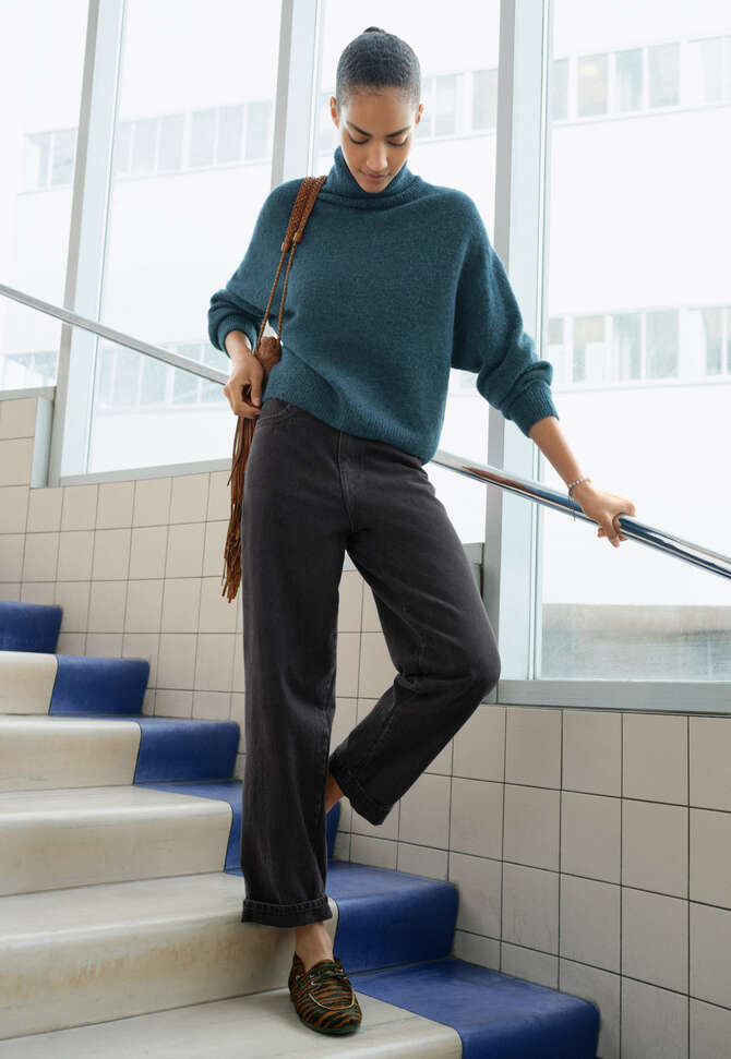 Mom jeans, Black, completeTheLook