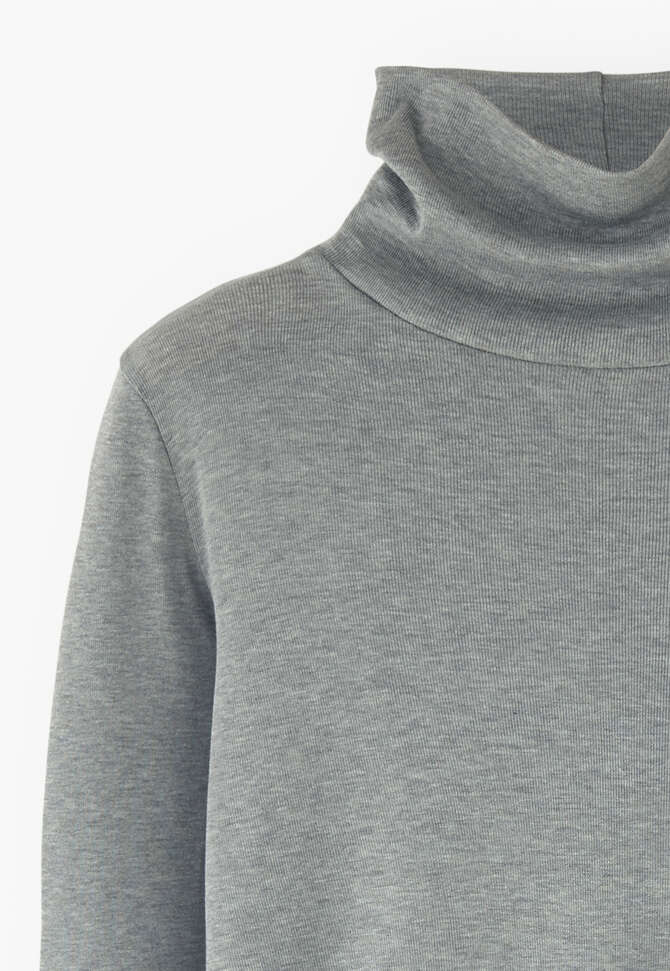 High-neck top, Duck-egg grey, completeTheLook