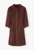 Cord dress, Chilli brown, webstill