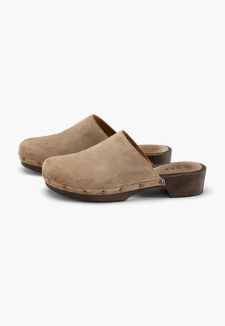 Clogs, Soft taupe, webstill