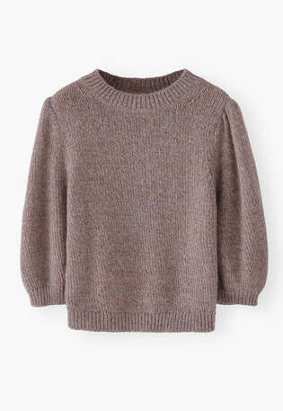 Flecked sweater, Grey smoke, webstill