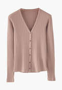 Button-through top, Dusty rose, webstill