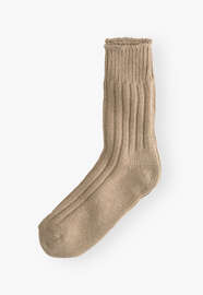 Wool blend socks, Tan, webstill