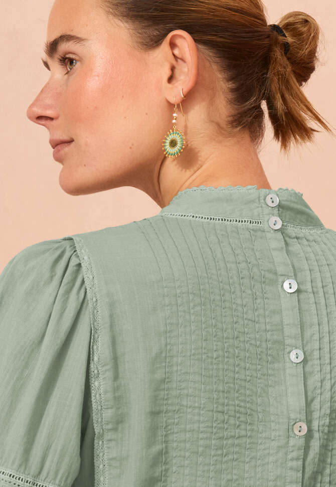 Sunburst earrings, Jade, completeTheLook