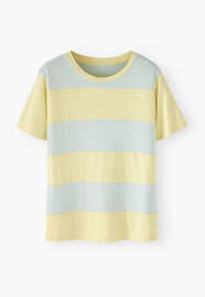 Striped T-shirt, Blue butterscotch, webstill