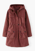 Parka coat, Dusty chilli, webstill