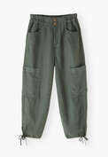 Tie-leg trousers, Dark bay, webstill