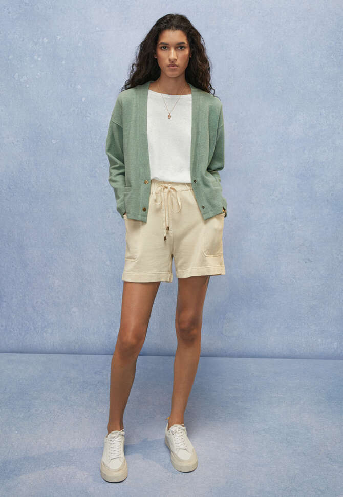 Jersey cardigan, Deep sea-foam, completeTheLook