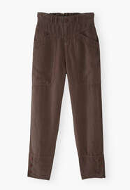 Cropped trousers, Chocolate, webstill