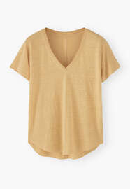 V-neck top, Soft sand, webstill