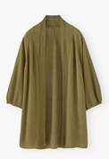 Cocoon cardigan, Olive, webstill