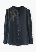 Embroidered shirt, Midnight, webstill