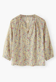 Printed blouse, Lemon magenta, webstill