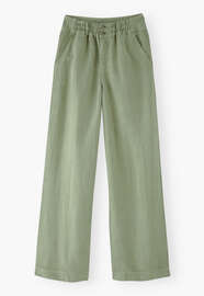 Wide-leg trousers, Pistachio, webstill