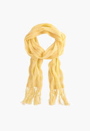 Knitted scarf, Warm lemon, webstill