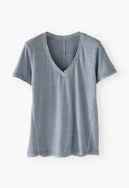 V-neck T-shirt, Cornflower, webstill