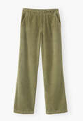 Straight-leg cord trousers, Dusty olive, webstill