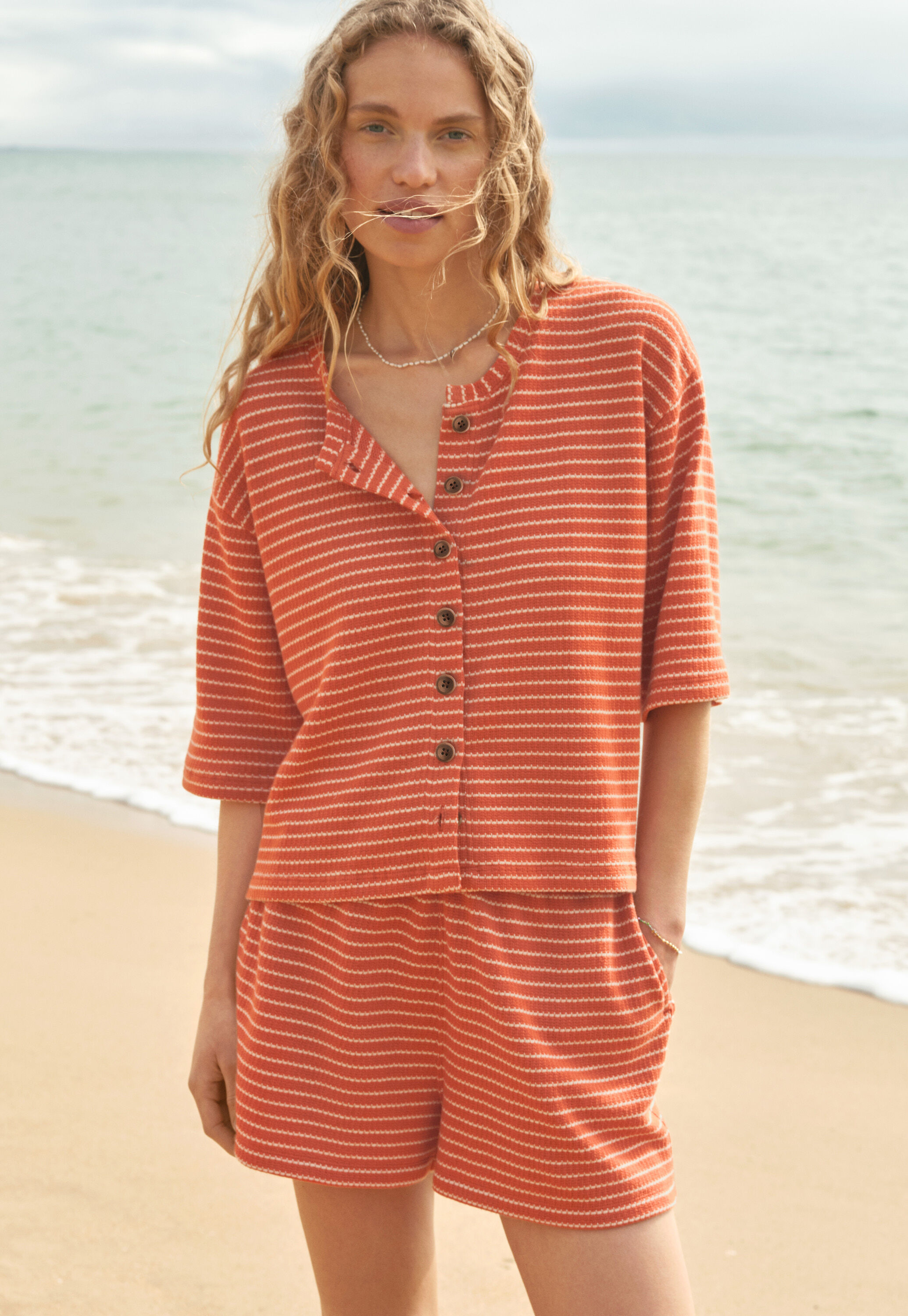 Pintuck blouse