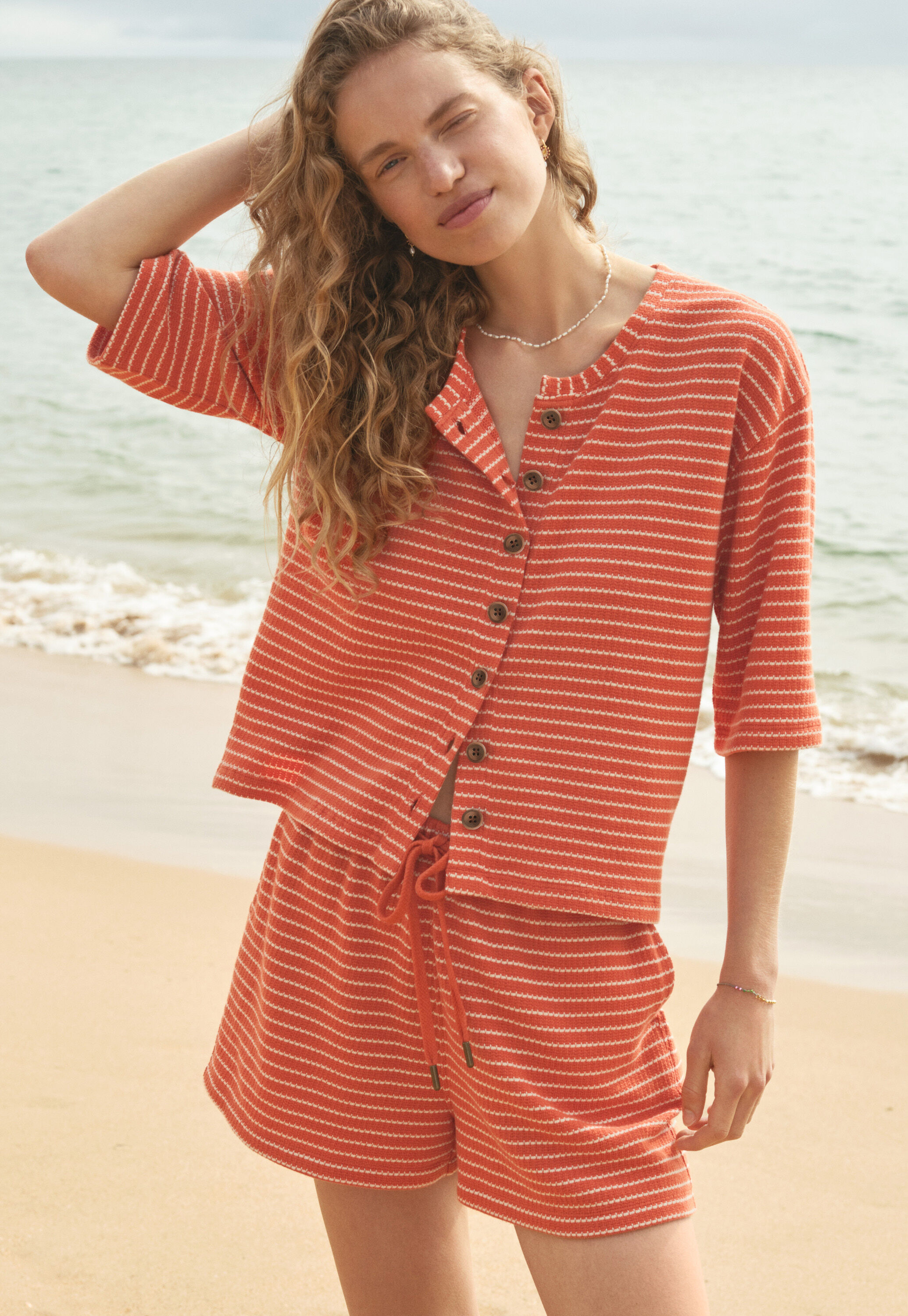 Pintuck blouse