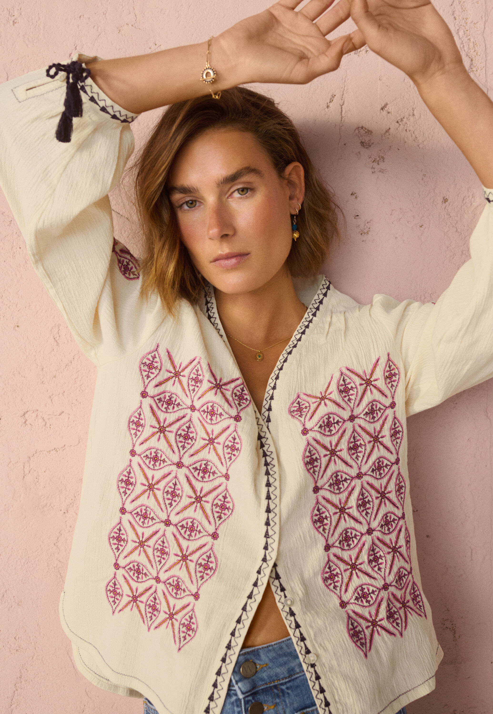 Embroidered blouse