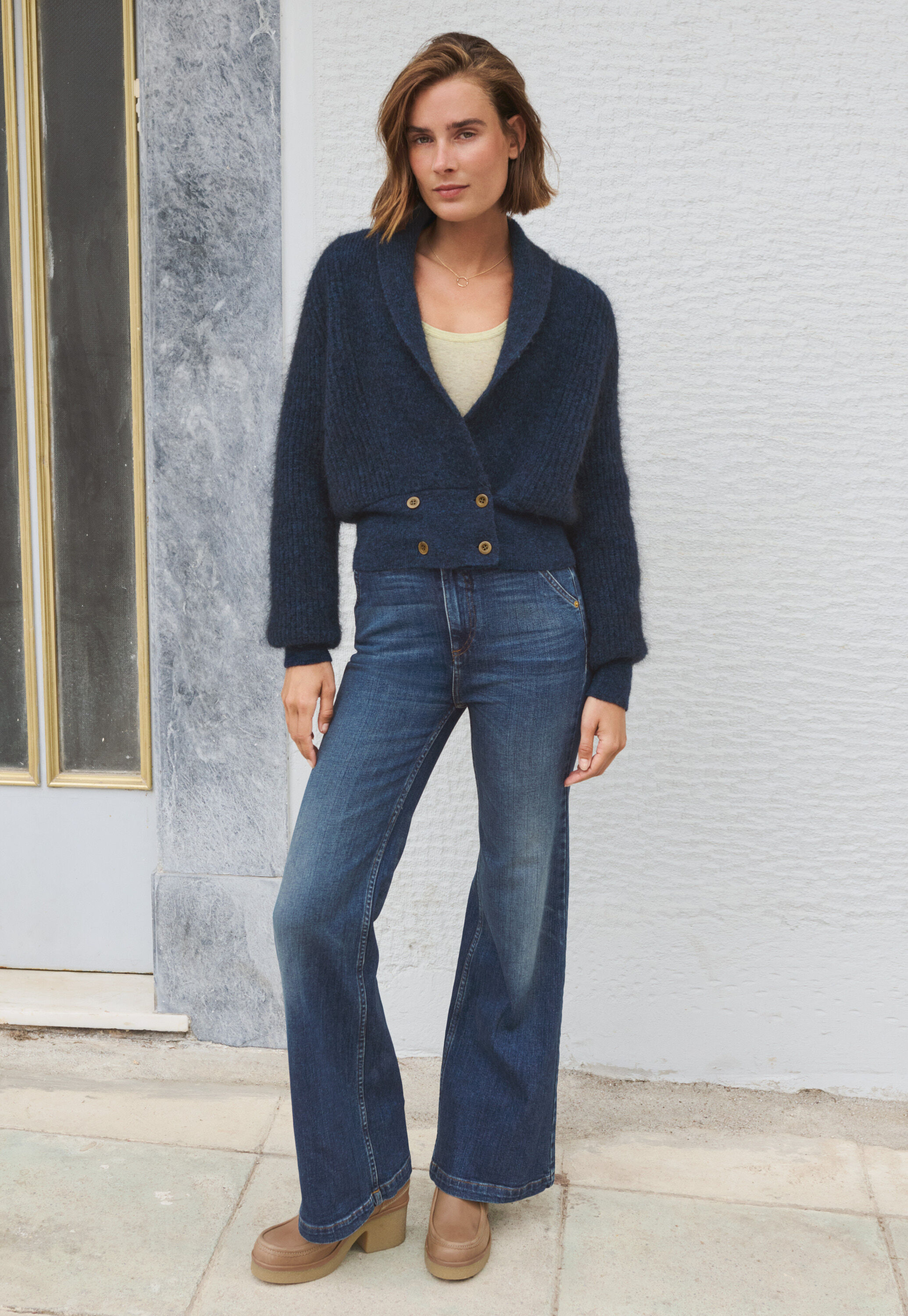 Pintuck blouse