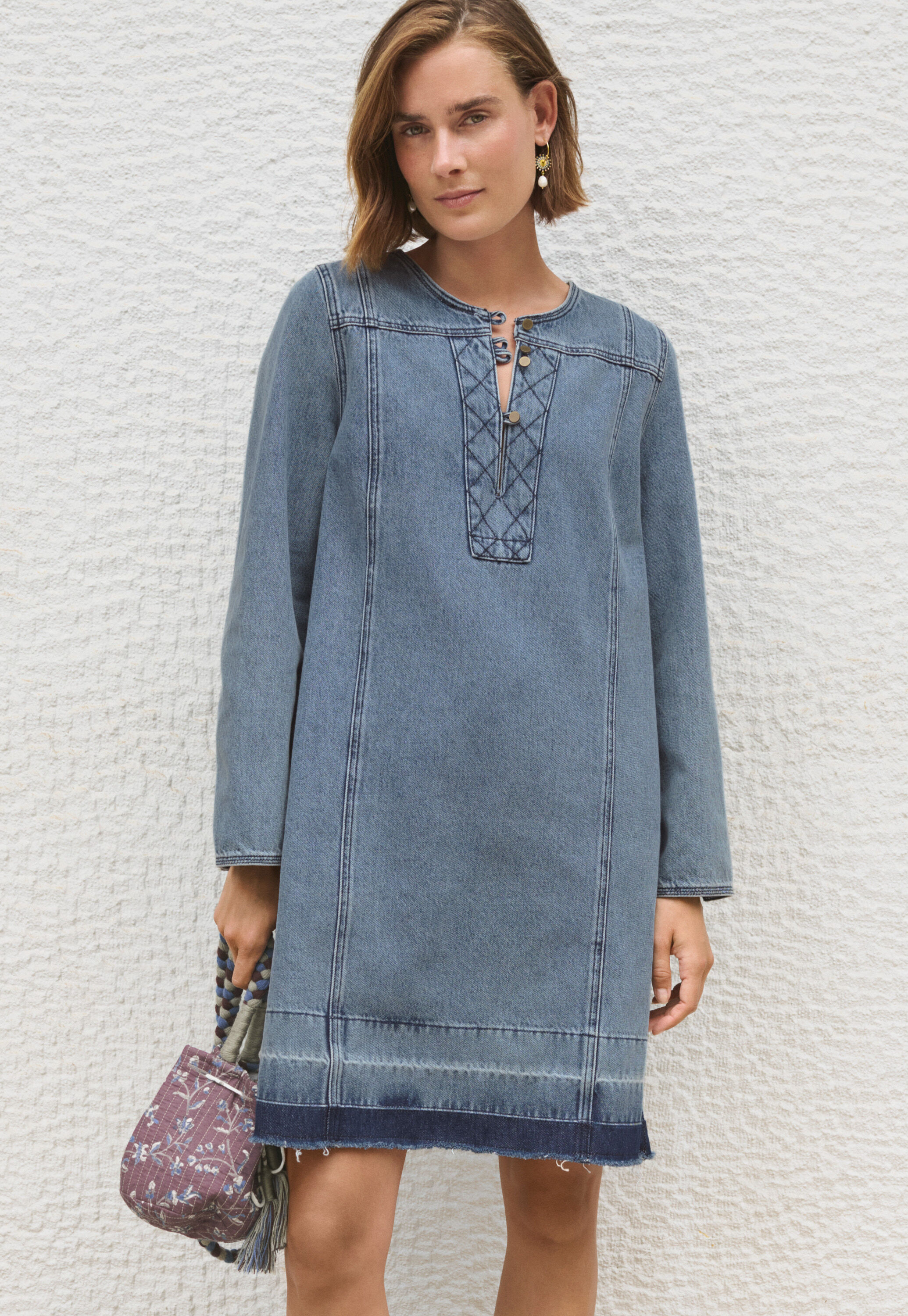 Pintuck blouse