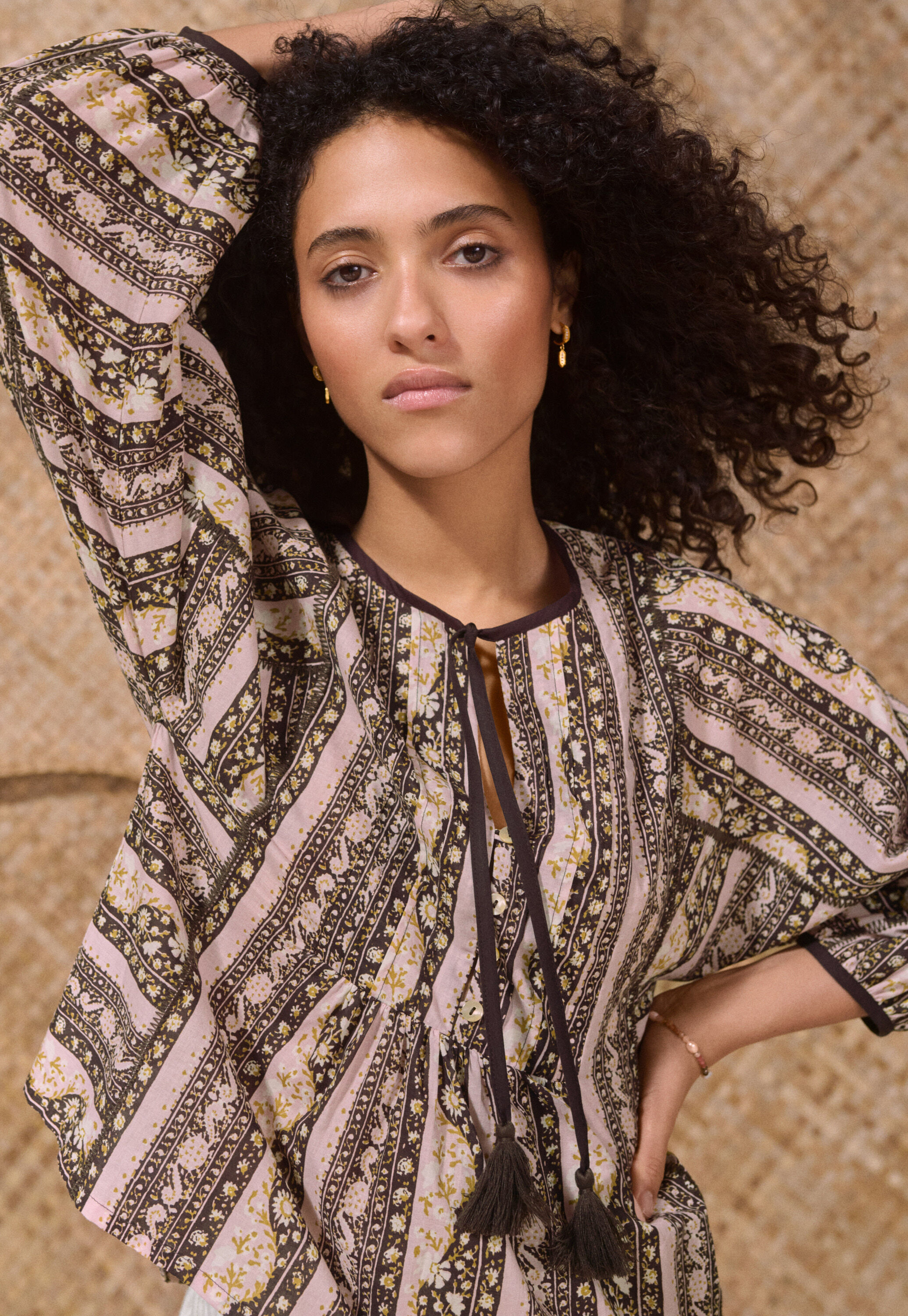 Pintuck blouse