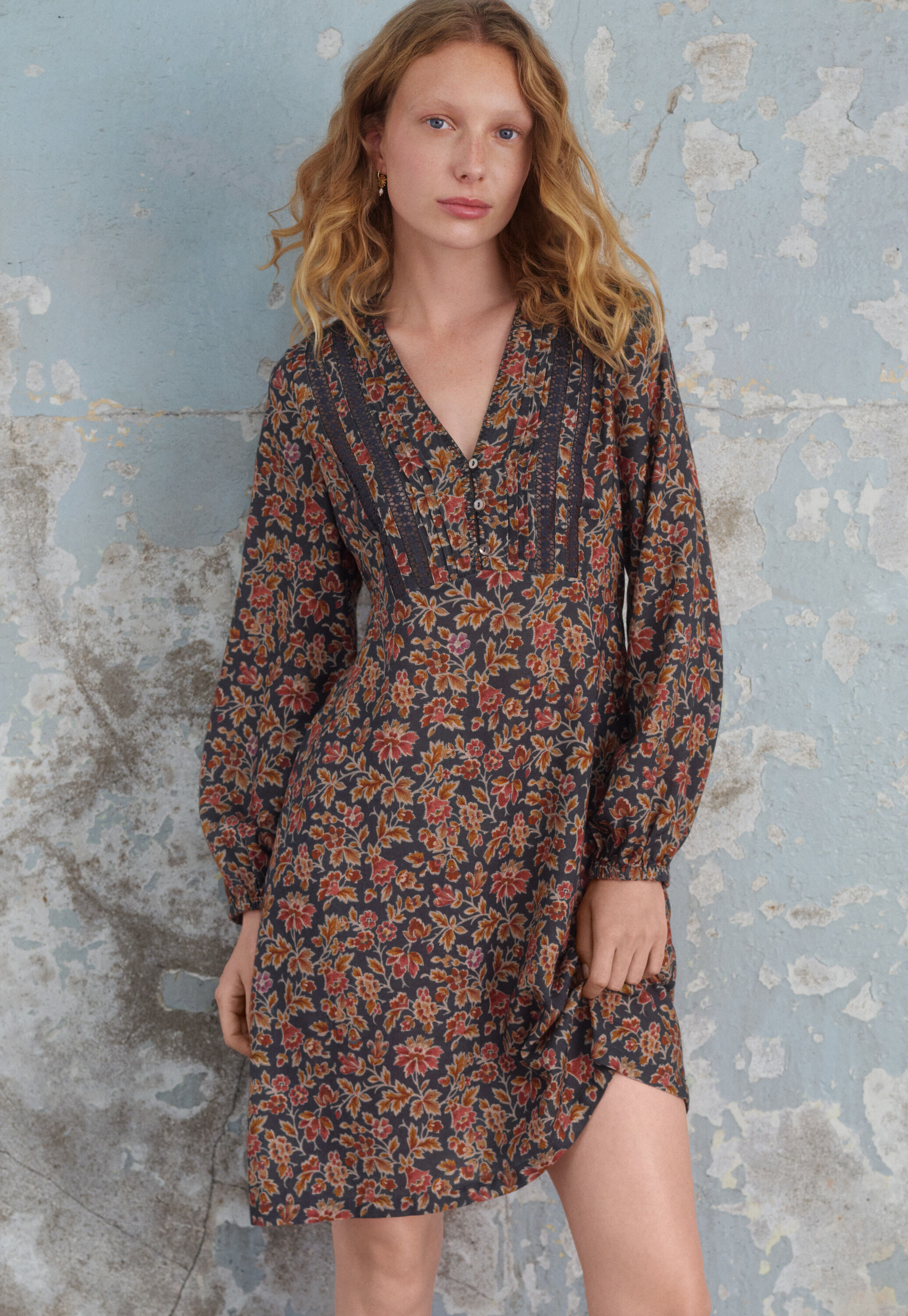 Pintuck blouse