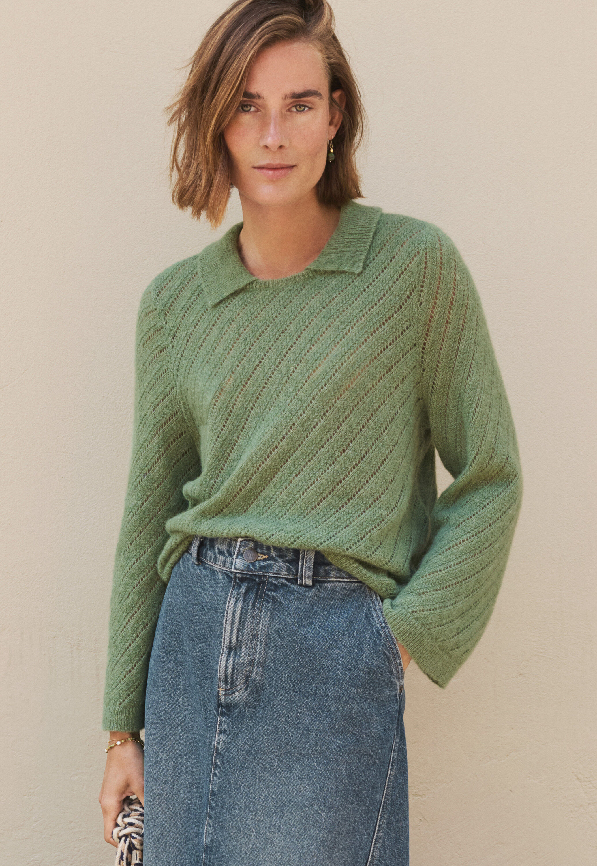 Collared sweater