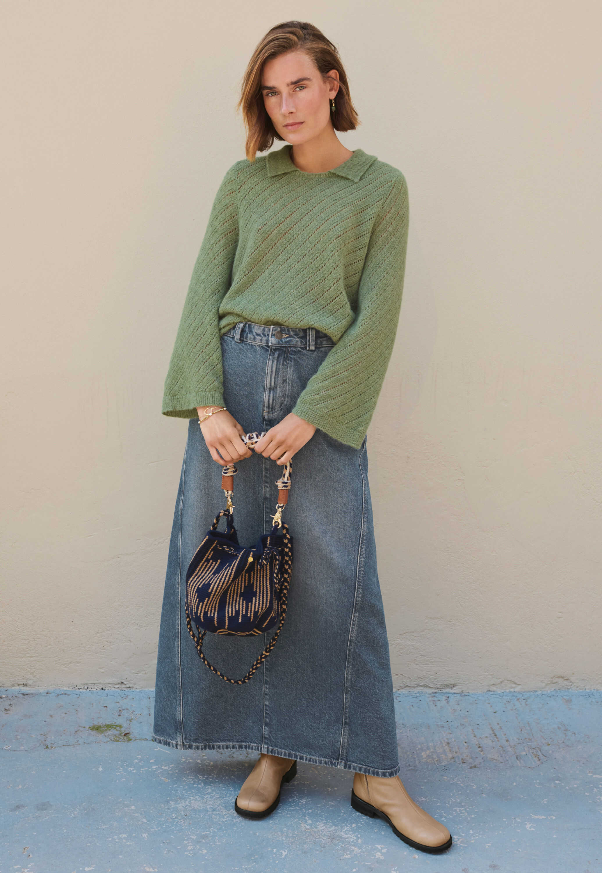 Collared sweater