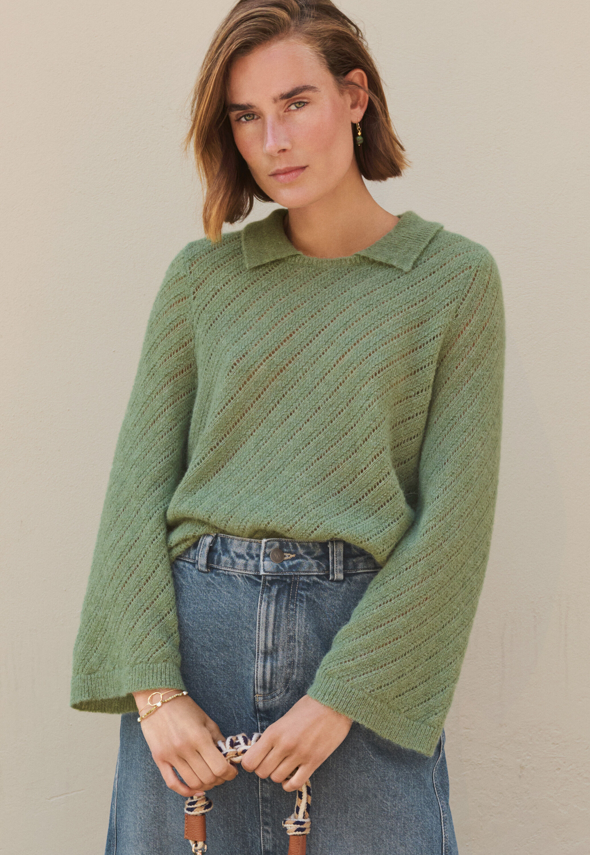 Pintuck blouse