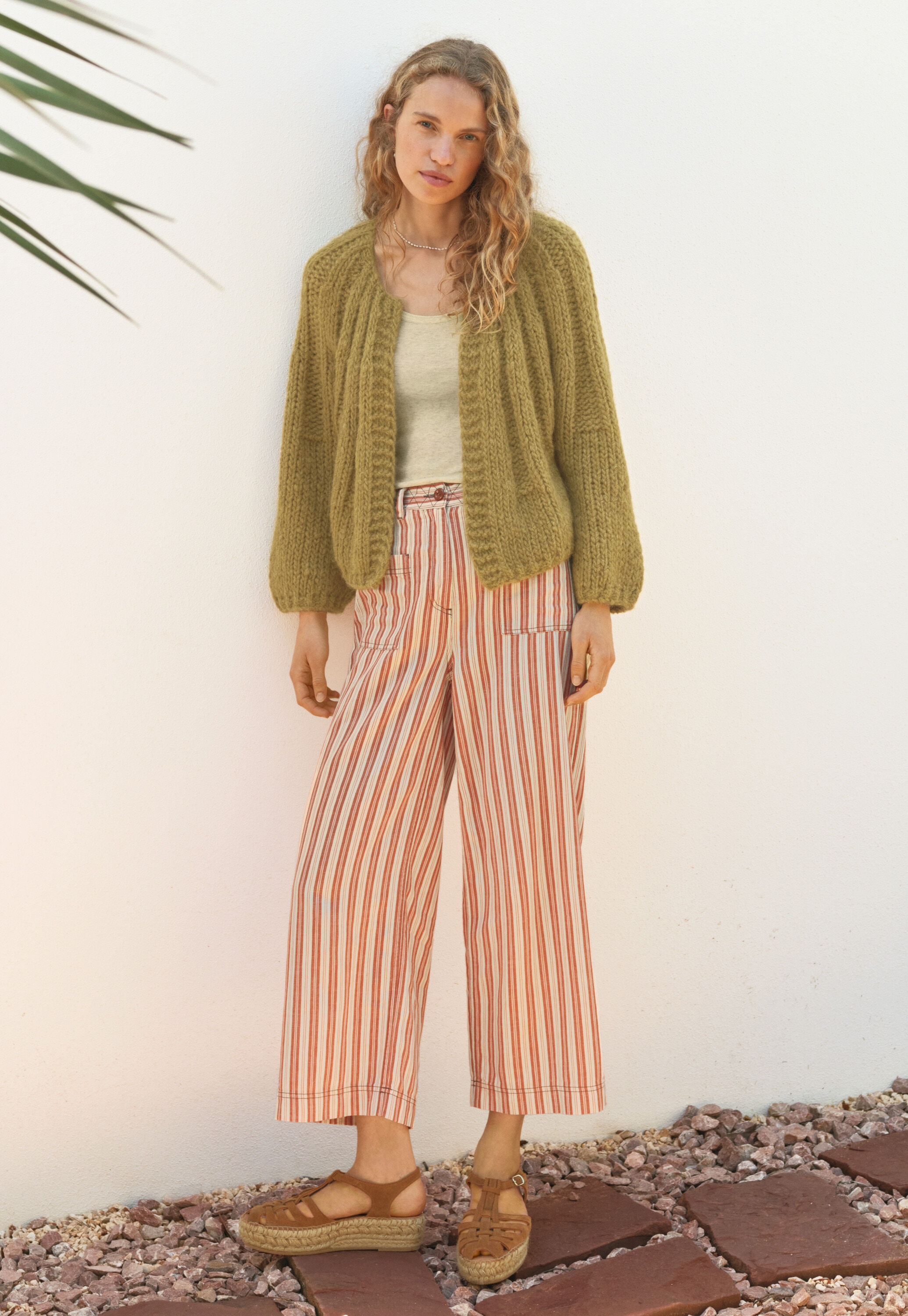 Hand-knit cardigan
