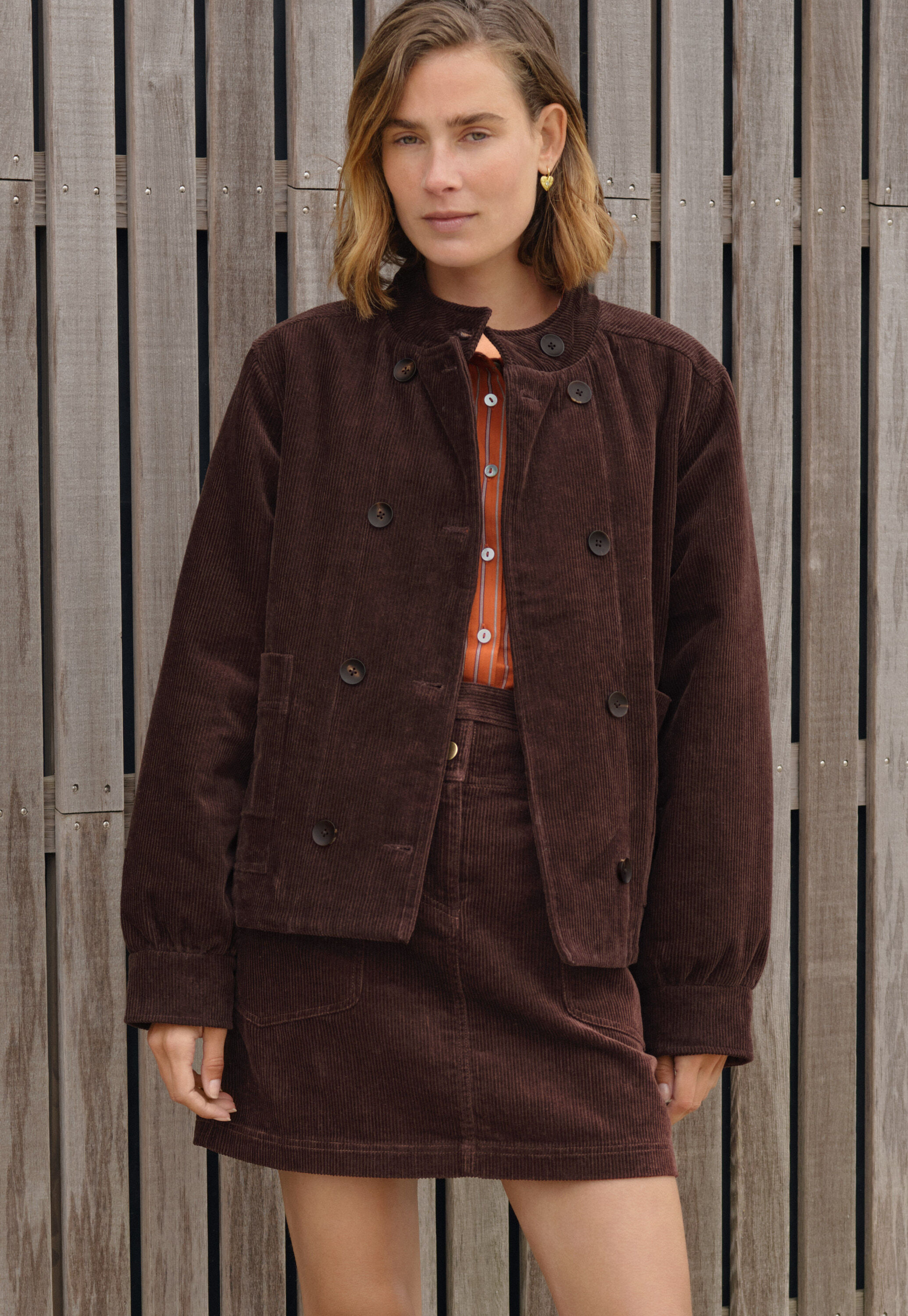 Double-breasted jacket